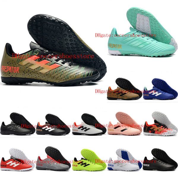 2019 new arrival top quality indoor soccer shoes low ankle mens soccer cleats Predator Tango TF 18.4 football boots chuteiras de futebol