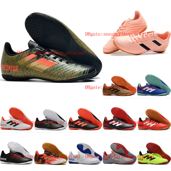 2019 new arrival top quality indoor soccer shoes low ankle mens soccer cleats Predator Tango IC 18.4 football boots chuteiras de futebol