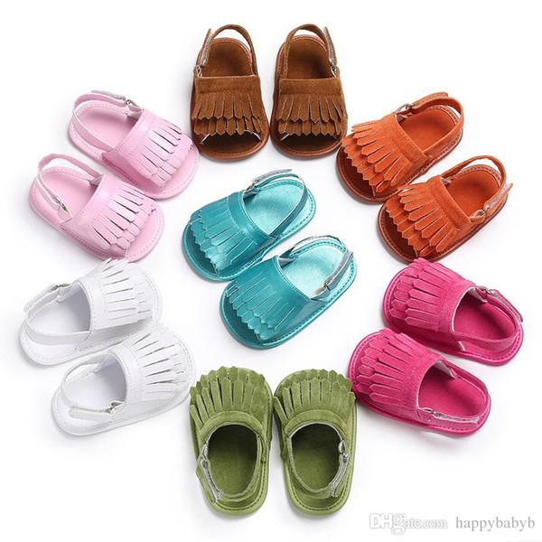 Hot!! Wholesale Summer baby kids moccasins new fashion baby kids shoes sandal Soft Sole girls boys shoes children sandals