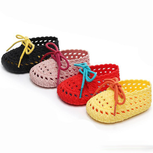 Mini Sed Shoes Baby Jelly Shoes Girls Boys First Walkers Soft Sole Newborn Fashion Sandals Infant Woven Shoes