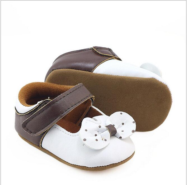 baby girl toddler shoes fashion PU leather soft sole shoes for spring and autumn solid colors casual shoes