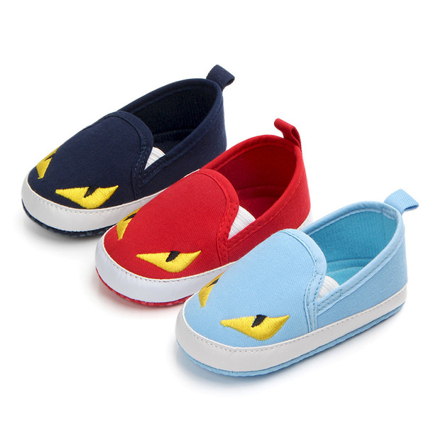 Kids Designer Shoes FF Toddler Shoes Cartoon Animal Little Monster Newborn Baby Boys Girls Soft Bottom Sneakers Infant First Walkers B62804