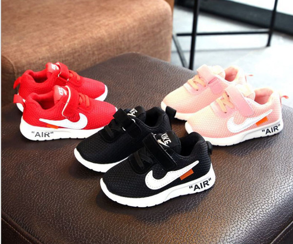 Free shipping Autumn 2019 Baby First Walkers children's sports shoes mesh shoes girl boy running shoes,size 21-30