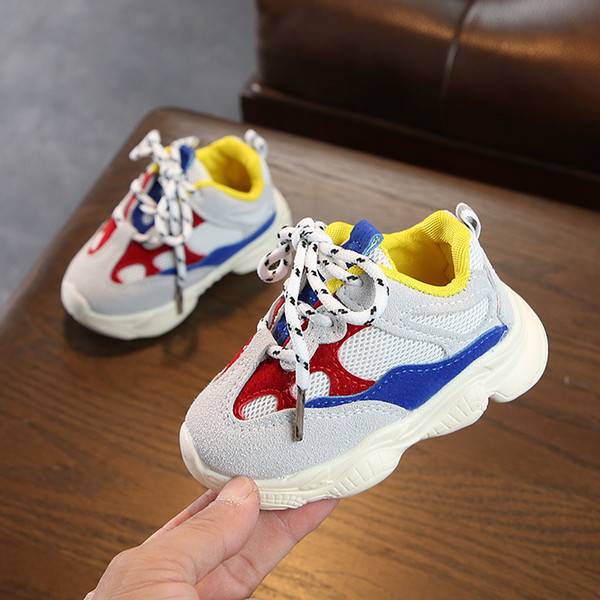 Newborn Boys Girls First Walkers Toddler Soft Bottom Anti-slip Sneakers Baby Boy Infant Shoes Q190525