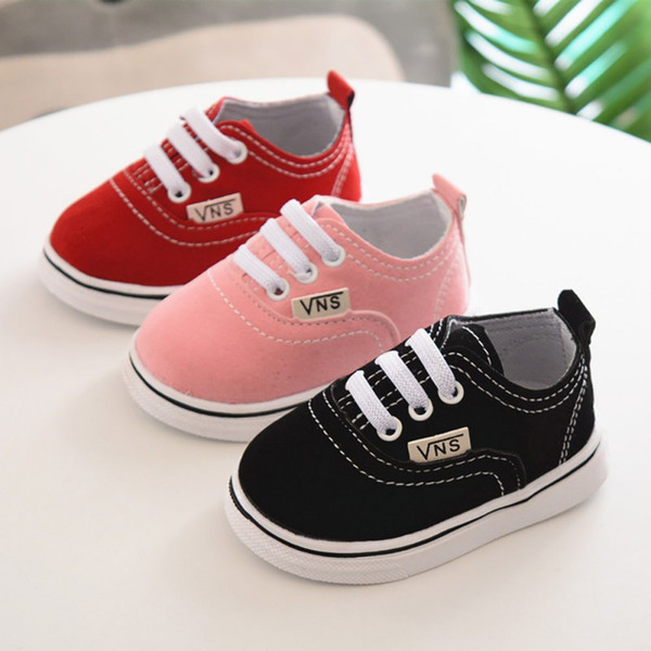 Newborn Shoes Infant Toddler Baby Boy Girl Spring Autumn Soft Bottom Spring Canvas Shoes Walkers Newborn0- 24M