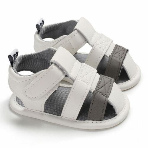 Emmababy New Baby Infant Kid Summer Girl Soft Sole Crib Toddler Boys Sandals Shoes