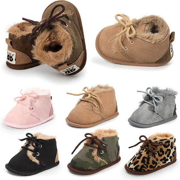 Winter Newborn Baby Boy/Girl Boot Shoe Warm First Walker Infants Kids Antislip Boots Children's Shoes