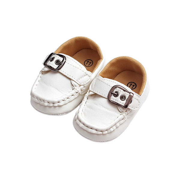 LONSANT Toddler Crib Shoes Cute Baby Solid Buckle Strap casual Shoes pretty fashion Toddler Baby leather soft sole