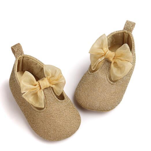 Wholesale antiskid newborn baby girls princess moccasins kids shoes soft bottom toddler girl shoes Infant footwear.