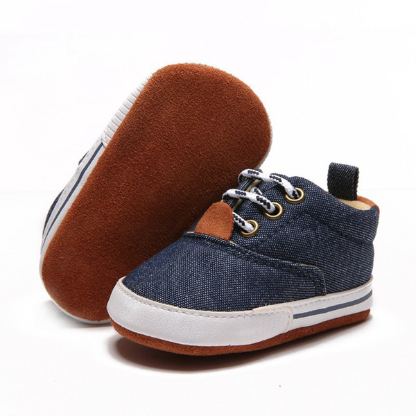 infant toddler baby boy laced canvas shoes soft bottom toddler shoes fashion boy for 0-18M