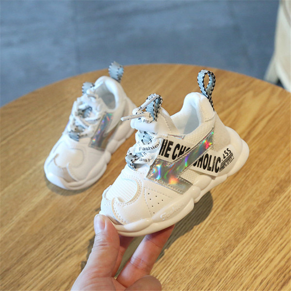 DIMI 2019 Autumn Infant Girl Boy Shoes Breathable Baby Sneakers Fashion Color Matching Soft Bottom Toddler Walkers Shoes