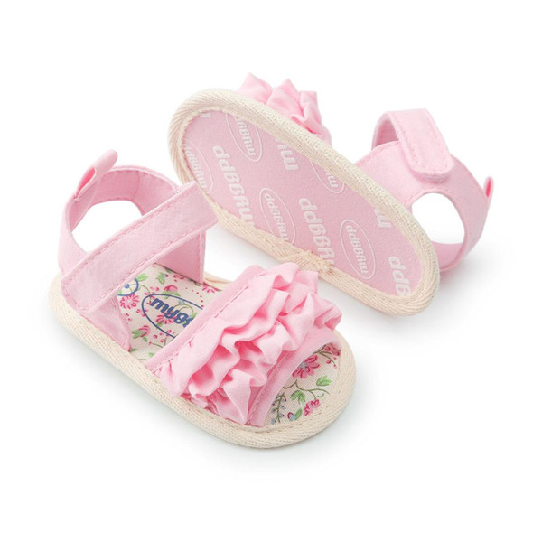 Cute Toddlers / Baby Girls Soft Sole Summer Sandal Crib Shoes