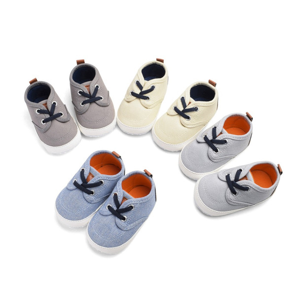 2019 Newborn Baby Girls Boys Shoes Baby Summer 2019 Canvas Sewing Breathable Non-Slip Casual Fashion Toddler Shoes