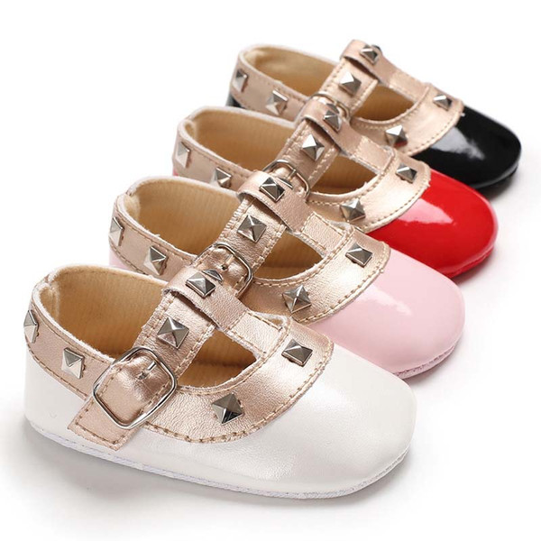 Fashion infant shoes princess Baby First Walker Shoes Moccasins Soft Toddler Shoes Leather Newborn Shoe Baby Grils Footwear A2161