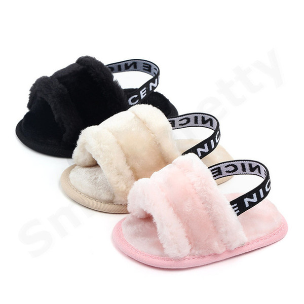 baby Toddler First Walkers Summer Soft Bottom Breathabe Newborn Shoes sandal Furry Infant First Prewalker Kids Pre Walker Shoe sale E31001