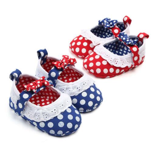 Toddler Girl Crib Shoes Newborn Baby Soft Sole Prewalker Anti-slip Pram Sneakers