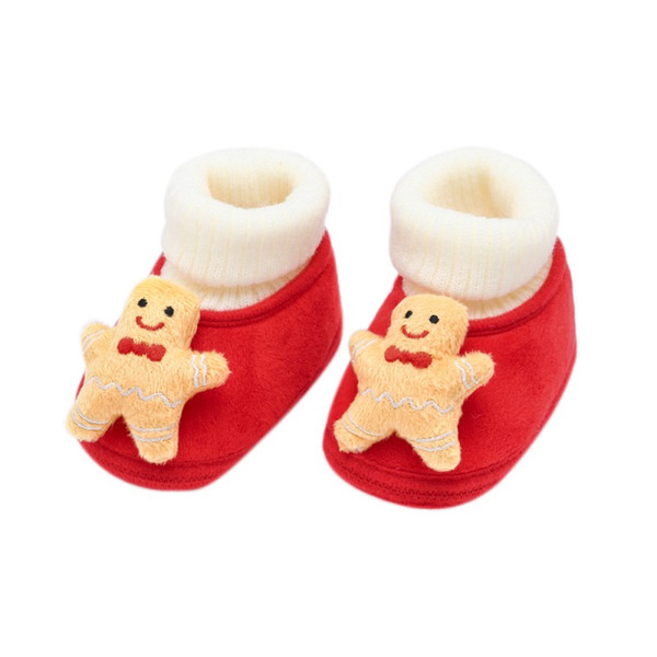 Christmas Infant Baby Boy Girl Elk Cartoon Soft Bottom Shoes First Walkers Casual Walking Crib Shoes