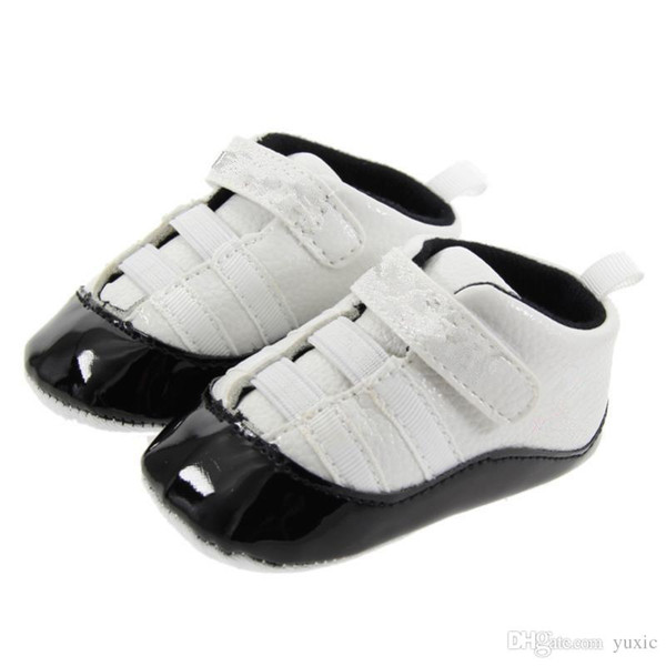 Spring and Autumn Baby Shoes PU Leather Newborn Boys First Walker Shoes Infant Prewalker Sneakers Shoes