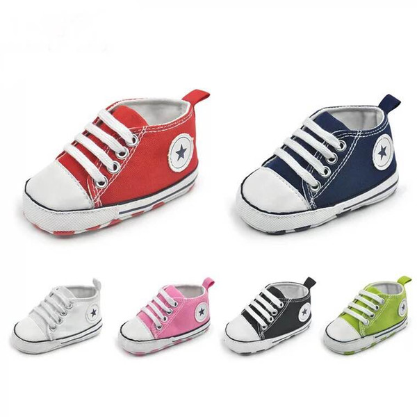 0-18 Months Newborn Infant Toddler Baby Boy Girl Soft Sole Crib Shoes Sneaker Baby First Walkers