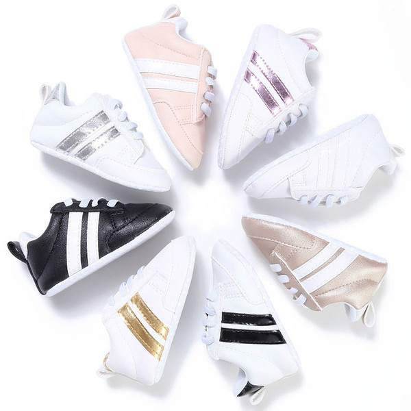 New Fashion Sneakers Newborn Baby Crib Shoes Boys Girls Infant Toddler Soft Sole First Walkers Baby Shoes