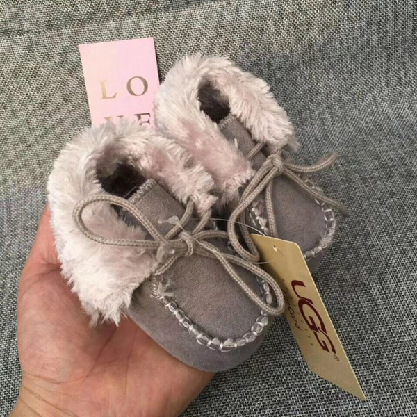 2018 Winter Baby Shoes Newborn Boys and Girls Warm Snow Boots Infant Toddler Prewalker Shoes 0-1T