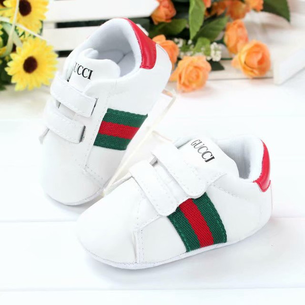 New Fashion Spring Newborn Baby Girls Soft Bottom Flat Shoes Children Kids First Walkers Boys Sneakers Infant Toddler Shoes Jogging Shoes