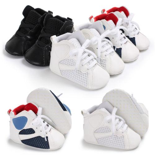 Pudcoco Infant Toddler Baby Boy Girl Soft Sole Crib Shoes Sneaker Newborn Casual Shoes First Walkers