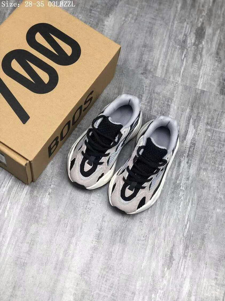 2019 hot new Kids Shoes Baby Toddler Sneakers Kanye West Yez 700 Running Shoes Infant Children Boys And Girls Chaussures Pour Enfants 28-35