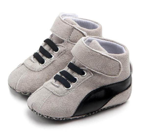 Spring and Autumn Baby Shoes PU Leather Newborn Boys First Walker Shoes Infant Prewalker Sneakers Shoes