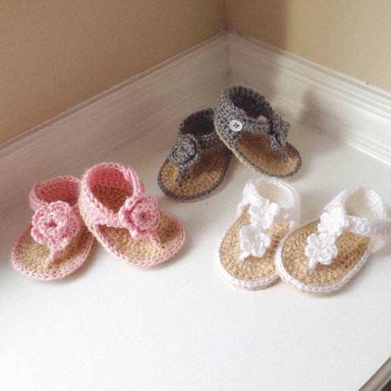 2015 Newborn Baby crochet sandal, crochet baby shoes crochet girl sandals 0-12M custom