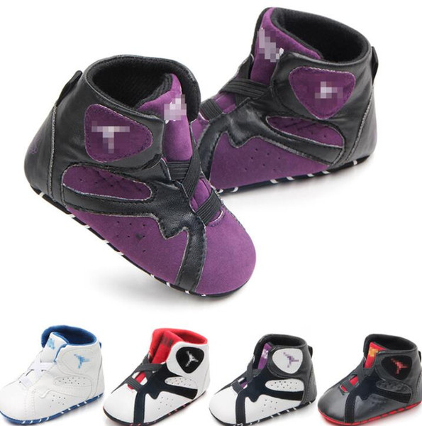 newborn baby shoes kids first walk learning shoes PU Leather Newborn First Walker Infant Prewalker Sneakers Shoes KKA6739