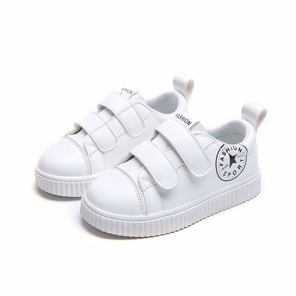 2018 New all season baby first walkers cool Leisure fashion boys girls sneakers high quality soft leather baby casual shoes