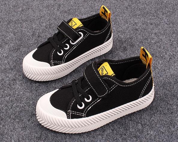 Children's shoes 2018 autumn new boys and children canvas girls casual shoes in the big children's shoes