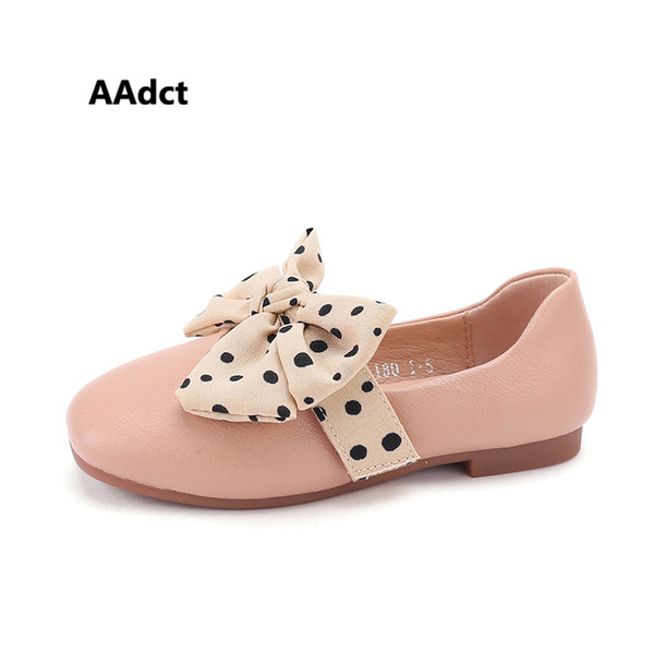 AAdct 2020 soft sole princess girls shoes new little kids flat shoes for girls spring autumn baby shoes