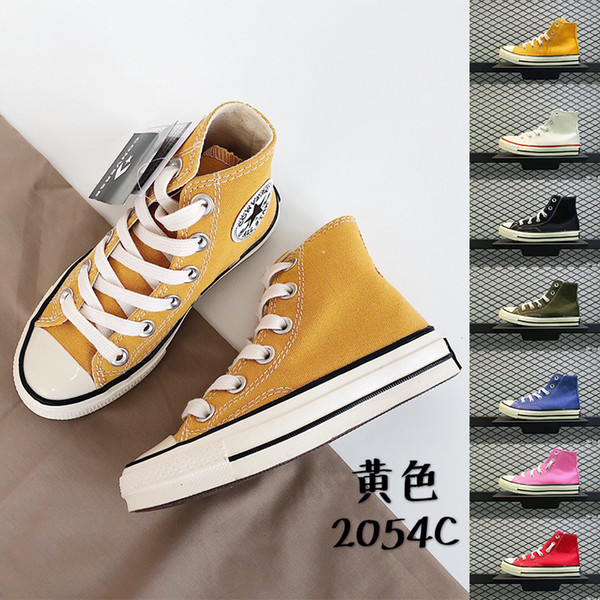 Chuck Tay Lor All Star designer Canvas skateboard Converse
1970 shoe Childrens Flat shoes High Top Classic Casual Kids Running Sneakers