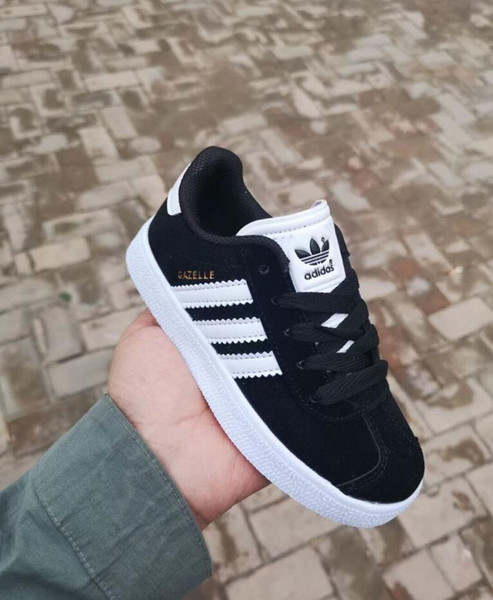 Hot ! 2018 boys and girls new casual shoes Gazelle children's shoes 6 color size 25-35