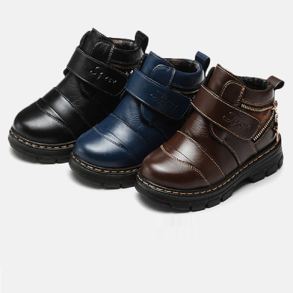 New spring/autumn children shoe baby boy leather shoes BOY shoe slipproof waterproof 855
