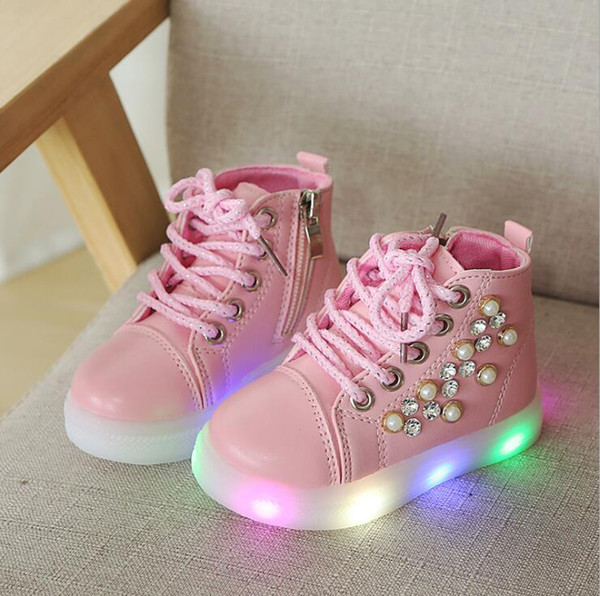 Led shoes for kids llight up sneakers glow sneakers size 21 to 30 for kids recharge Unisex Snakers Sport Casual Shoes 503