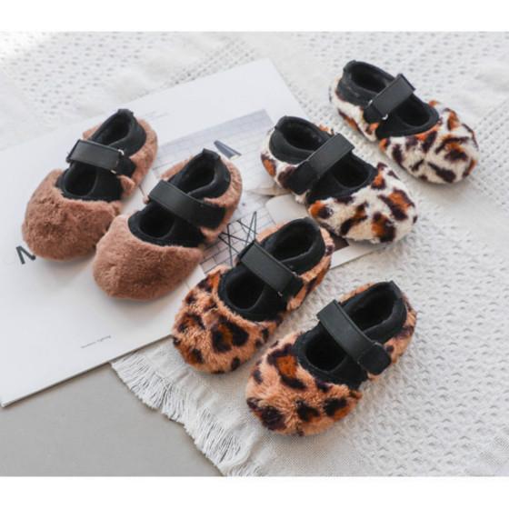 Girls Designer Flat Shoes New Arrival Brand Child Girls Fashion Leopard Printed Shoes Princess Shoes Hot Sell 2020