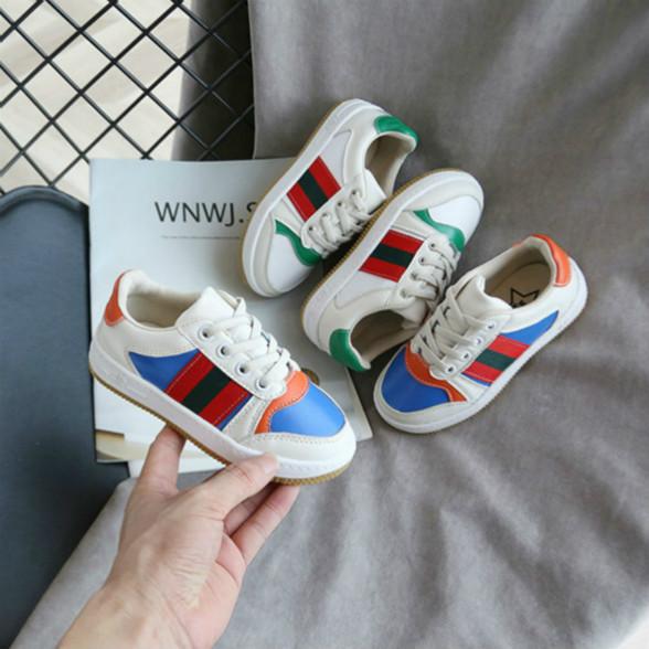Kids Boys Girls Shoes Fashion Children Casual Wild Shoes ChildStripe School Student Style Flat Shoes 2019 New