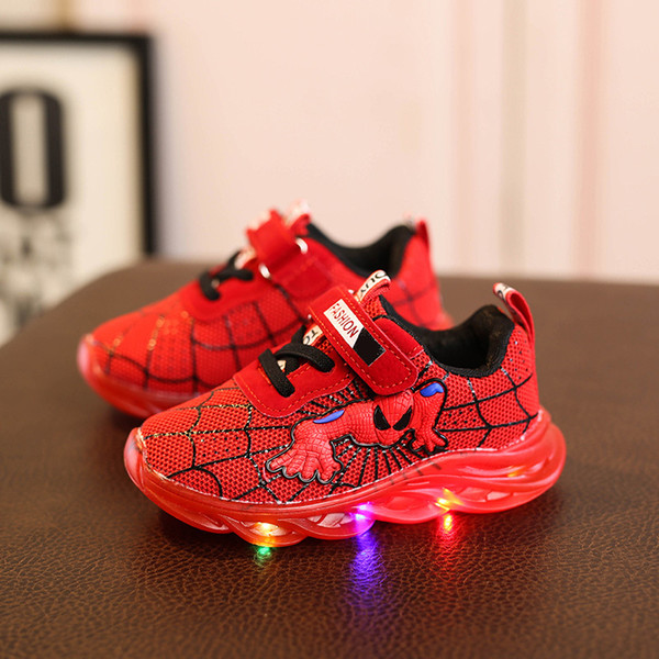 Kids Sneakers Boys Shoes Baby Shoes Chaussures Enfants Kids Trainers Flash Light net Shoes sneaker Boys Sneakers