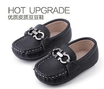 Spring and autumn casual children Moccasins baby boy 1 - 3 years old soft outsole child single shoes female child white leather