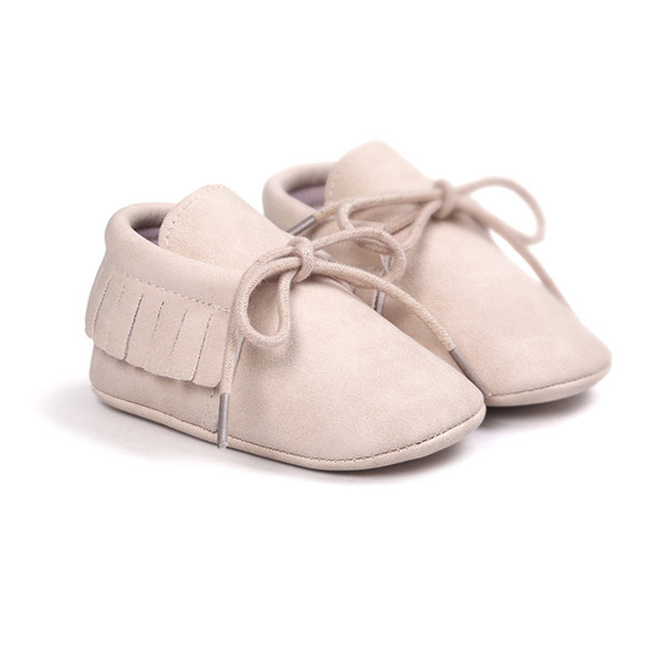 Pretty milk colors Boys Girls Shoes Soft Bottom Shoes Toddler Baby moccasins