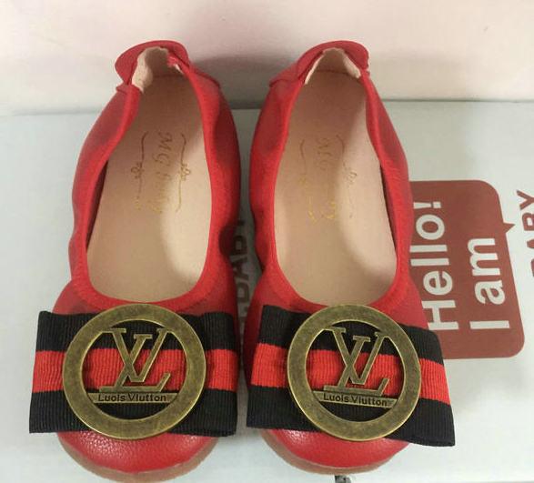 Factory Outlet BRAND fashion letter Children Peas New Boy Small PU British Wind leather Child loafers Soft bottom toddler Casual shoes