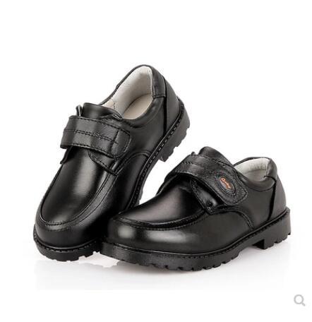 New Genuine Leather Wedding Dress Shoes for Boys Brand Children Black Wedding Shoes Boys Formal Children's Leather