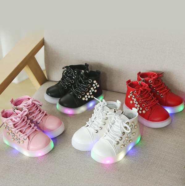 Led shoes for kids llight up sneakers glow sneakers size 21 to 30 for kids recharge Unisex Snakers Sport Casual Shoes 500