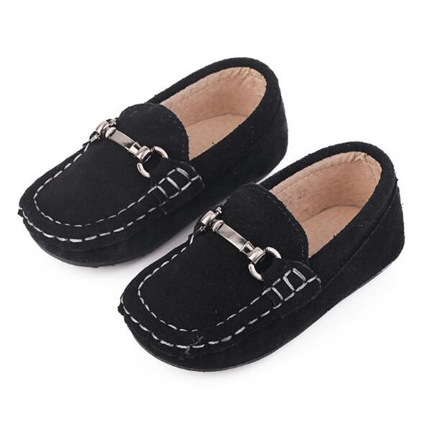 New Baby Loafers Boys Shoes Flats Casual Toddler Soft bottom Genuine Leather Children Single Shoes Student Dress Shoes Kids