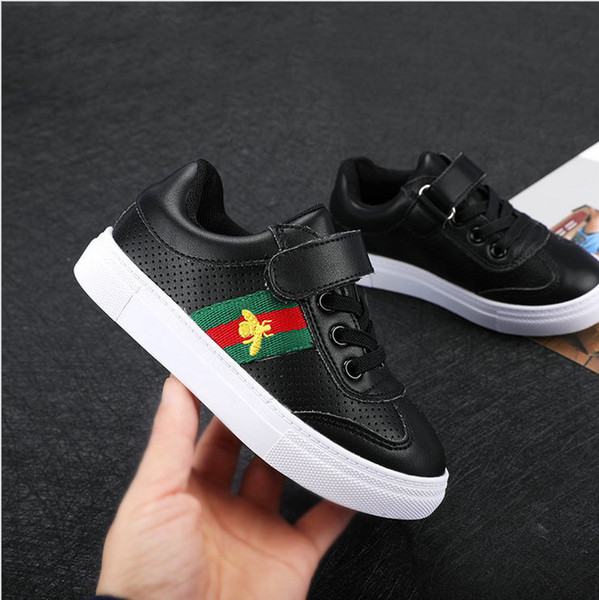 Cheap promotion Girls autumn shoes 2018 new casual breathable children's shoes baby white shoes boys and girls canvas wild board tide