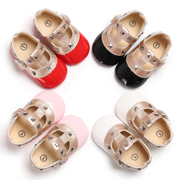 Cute Newborn Infant Girls PU Soft Bottom Leather New Bow Snow Shoes Baby Soft Bottom Walker Crib Boots Newborns Toddler Booties