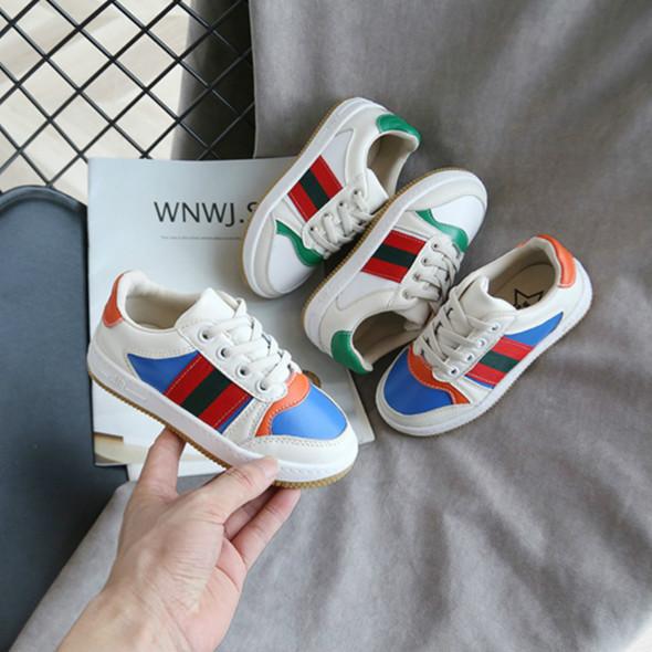 Kids Boys Girls Shoes Brand Fashion Children Casual Wild Shoes Child Stripe School Student Style Flat Shoes New Arrival for Kids